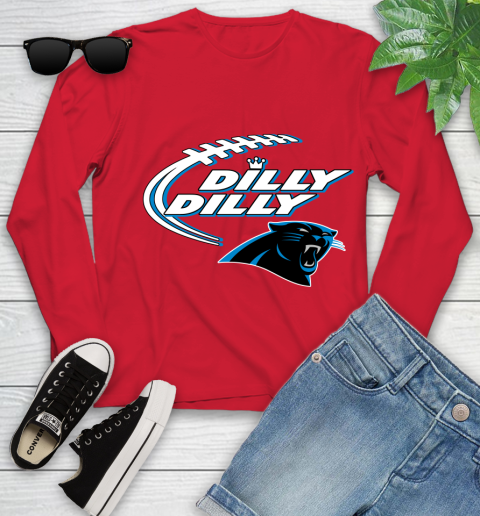 NFL Carolina Panthers Dilly Dilly Football Sports Youth Long Sleeve 11