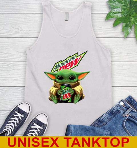 Star Wars Baby Yoda Hugs Mountain Dew Soft Drink Shirt 70