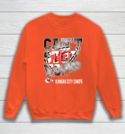 NFL Kansas City Chiefs Can't Stop Vs Sweatshirt 3