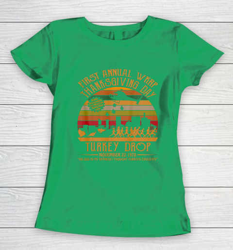 WKRP Thanksgiving Day Turkey Drop Women's T-Shirt 5