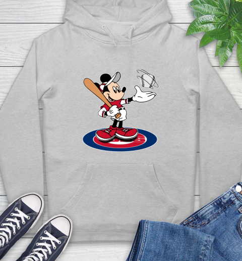MLB Baseball Chicago Cubs Cheerful Mickey Disney Shirt Hoodie 6