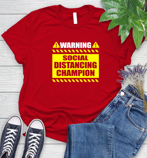 Coronavirus Shirt  Warning Social Distancing Champion 92
