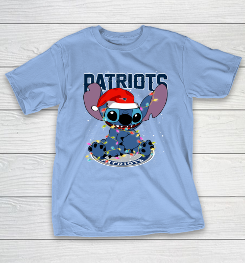 New England Patriots NFL Football noel stitch Christmas T-Shirt 8