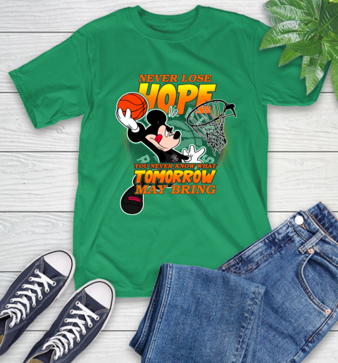 Toronto Raptors NBA Basketball Mickey Disney Never Lose Hope T-Shirt 7