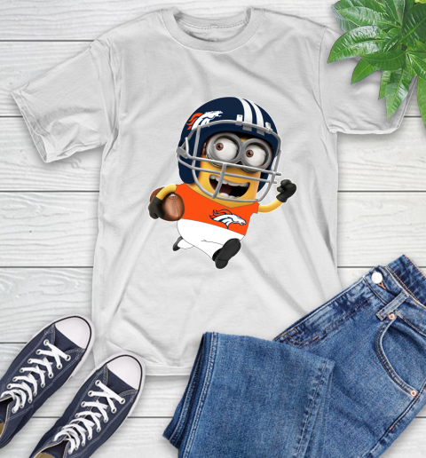 NFL Denver Broncos Minions Disney Football Sports T-Shirt