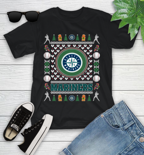 Seattle Mariners Merry Christmas MLB Baseball Loyal Fan Ugly Shirt 100