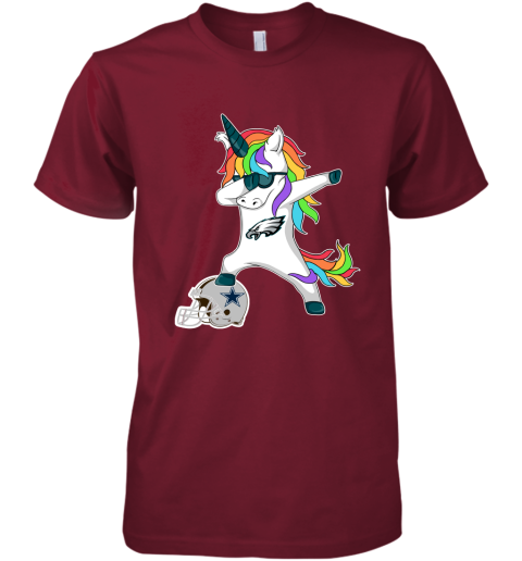 Philadelphia Eagles NFL Football Funny Unicorn Dabbing Sports T-Shirt