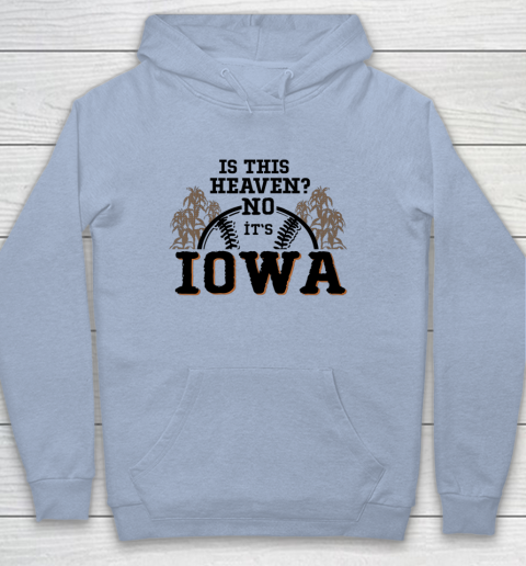 Is This Heaven No It's Iowa Baseball Youth Hoodie 5
