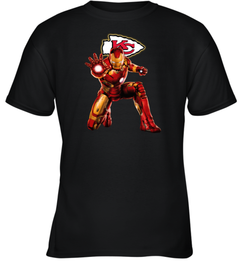 NFL Iron Man Kansas City Chiefs Youth T-Shirt - Rookbrand