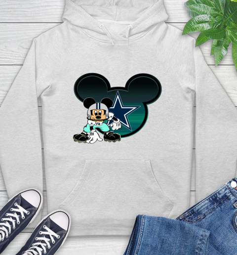 NFL Dallas Cowboys Mickey Mouse Disney Football T Shirt Hoodie