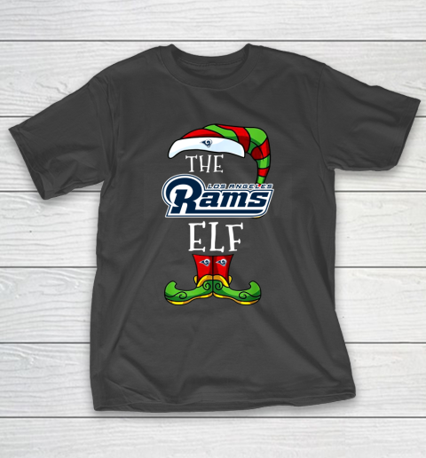 Los Angeles Rams Christmas ELF Funny NFL T-Shirt