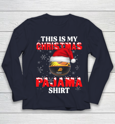 Phoenix Suns This Is My Christmas Pajama Shirt NBA Youth Long Sleeve 2