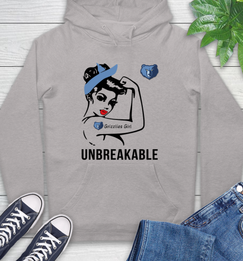 NBA Memphis Grizzlies Girl Unbreakable Basketball Sports Hoodie 10