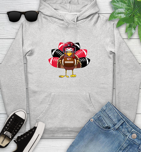 Kansas City Chiefs Turkey Thanksgiving Day Youth Hoodie