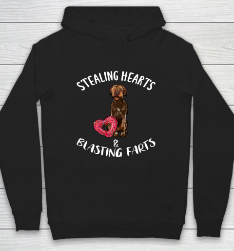 Stealing Hearts Blasting Farts Wirehaired Pointing Griffon Hoodie