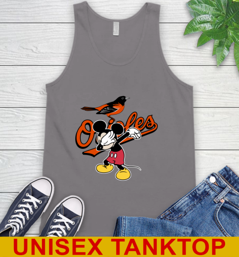 Baltimore Orioles MLB Baseball Dabbing Mickey Disney Sports Tank Top 7