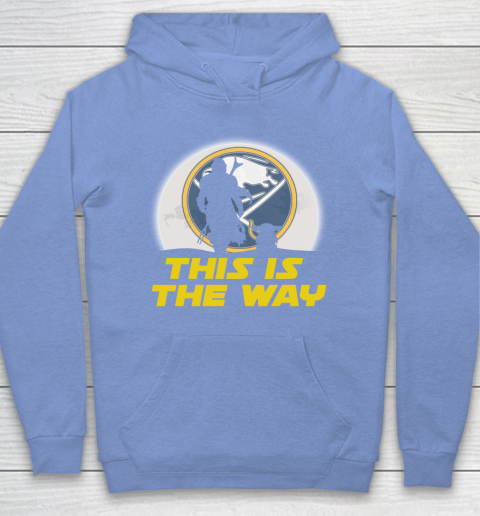 Buffalo Sabres NHL Ice Hockey Star Wars Yoda And Mandalorian This Is The Way Hoodie 8