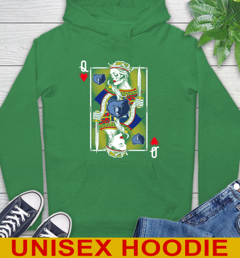 NBA Basketball Memphis Grizzlies The Queen Of Hearts Card Shirt Hoodie 8