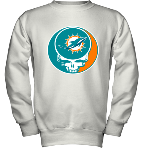 Miami Dolphins Grateful Dead Ugly Christmas Sweater, hoodie