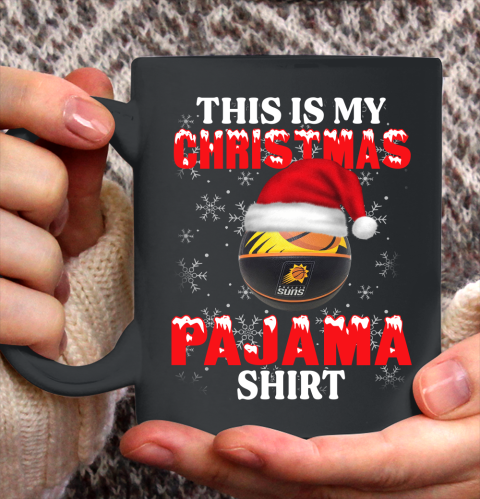 Phoenix Suns This Is My Christmas Pajama Shirt NBA Ceramic Mug 11oz 2