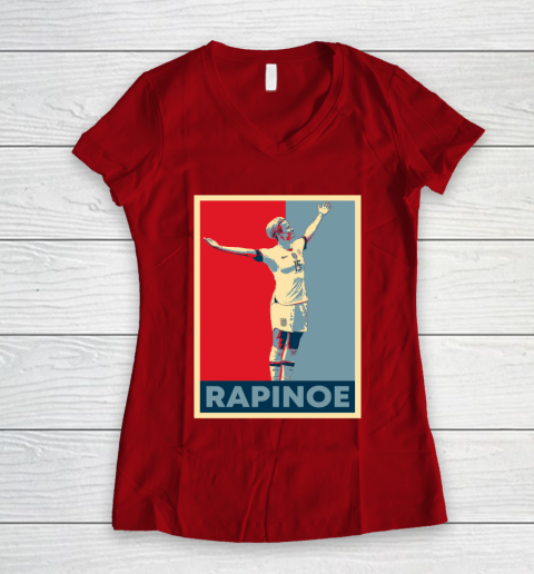 Megan Rapinoe Team USA Soccer Classic T Shirt Women's V-Neck T-Shirt 8