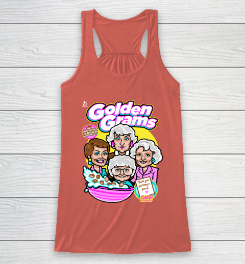 Golden Girls Tshirt Golden Grams Cereal Racerback Tank 3