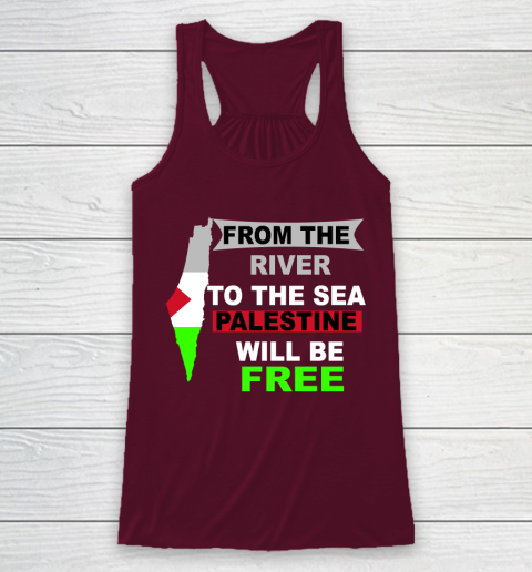 From The River To The Sea Palestine Will Be Free Shirt Racerback Tank 2