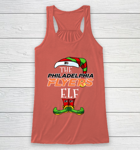 Philadelphia Flyers Christmas ELF Funny NHL Racerback Tank 3