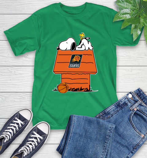 Phoenix Suns NBA Basketball Snoopy Woodstock The Peanuts Movie T-Shirt 7