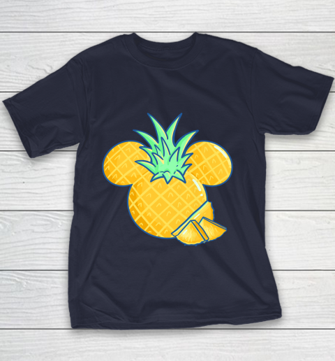 Disney Mickey Friends Mickey Pineapple Logo Youth T-Shirt 2