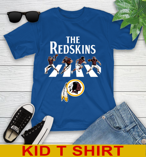 NFL Football Washington Redskins The Beatles Rock Band Shirt Youth T-Shirt 10
