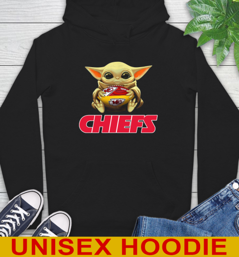 NFL Football Kansas City Chiefs Baby Yoda Star Wars Shirt Hoodie 2