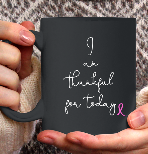 Womens Fighting Breast Cancer Product Gift Battling Through Chemo Ceramic Mug 11oz