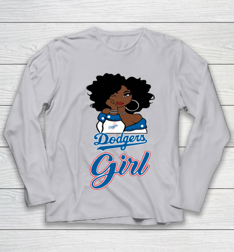 Los Angeles Dodgerss Girl MLB Youth Long Sleeve 5