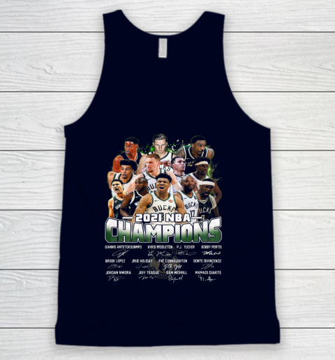Milwaukee Bucks Championship shirt Milwaukee Basketball Bucks Finals 2021 Tank Top 2