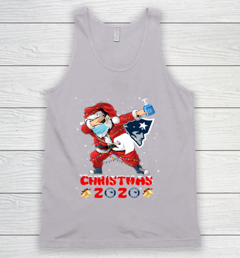 New England Patriots Funny Santa Claus Dabbing Christmas 2020 NFL Tank Top 3