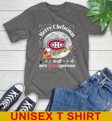 Montreal Canadiens Merry Christmas To All And To Canadiens A Good Season NHL Hockey Sports T-Shirt 10