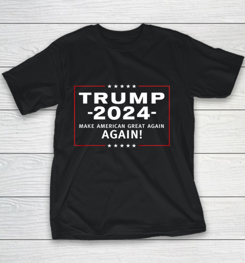 Trump 2024 Make America Great All Over Again MAGAA Youth T-Shirt