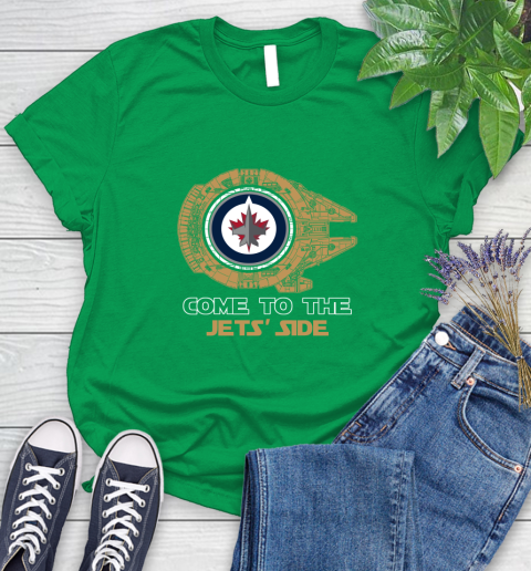 NHL Come To The Winnipeg Jets Wars Hockey Sports Women's T-Shirt 9
