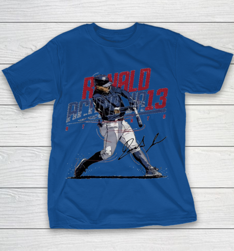 Ronald Acuna Jr 13 Youth T-Shirt 6
