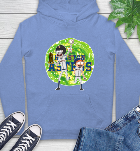 MLB Houston Astros Rick And Morty Commissioner's Trophy Baseball Sports Hoodie 11