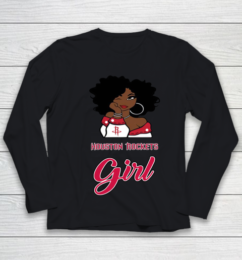 Houston Rockets Girl NBA Youth Long Sleeve