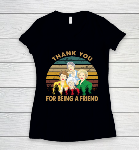 Thank You Vintage Retro Golden Girls Rose Dorothy Women's T-Shirt Tee For Sports