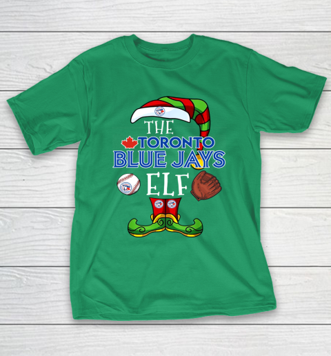 Toronto Blue Jays Christmas ELF Funny MLB T-Shirt 5