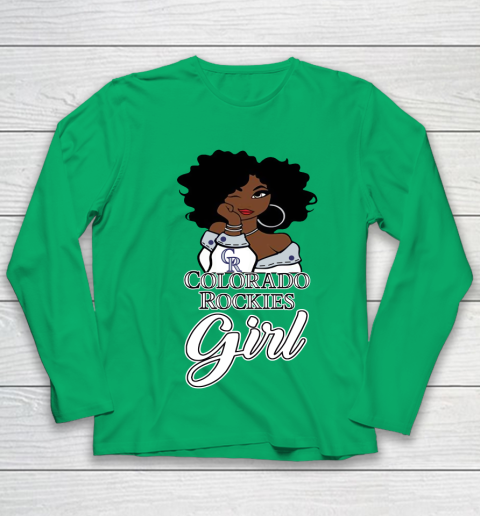 Colorado Rockiess Girl MLB Youth Long Sleeve 6