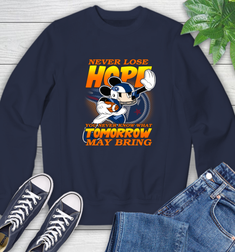 Tennessee Titans NFL Football Mickey Disney Never Lose Hope Sweatshirt 2