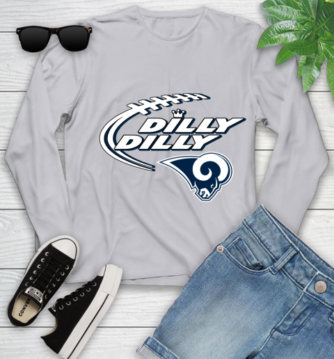 NFL Los Angeles Rams Dilly Dilly Football Sports Youth Long Sleeve 5