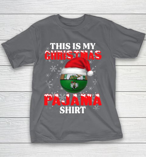 Boston Celtics This Is My Christmas Pajama Shirt NBA Youth T-Shirt 5