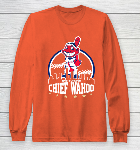 Chief Wahoo Shirt Cleveland Indians 1915 Forever Long Sleeve T-Shirt 3