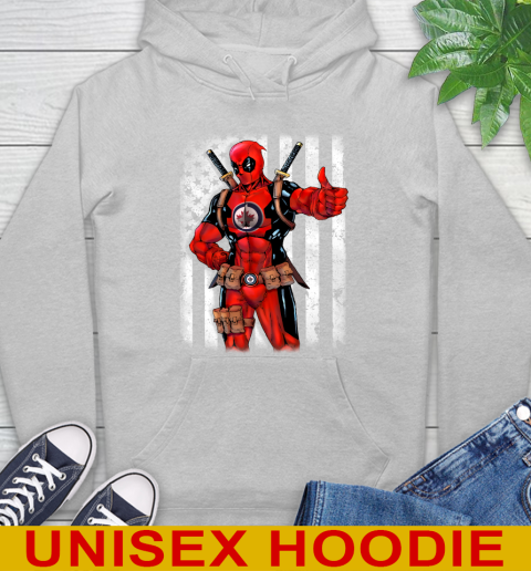 NHL Hockey Vegas Golden Knights Deadpool American Flag Shirt Hoodie 6